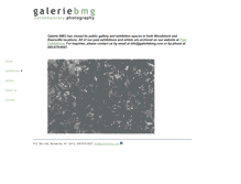 Tablet Screenshot of galeriebmg.com